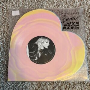 Taylor Swift Heart-Shaped Vinyl Lover Live From Paris